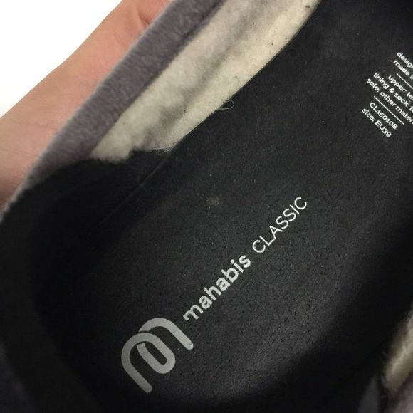 MAHABIS CLASSIC felt lined slippers flats sz 8.5 europe 39 womens - Picture 6 of 8